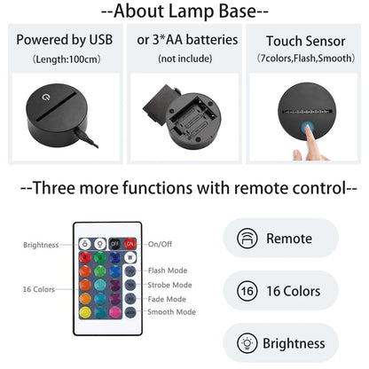 Anime LED Light inspired by Solo Leveling