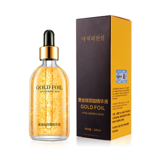 100Ml 24K Gold Hyaluronic Acid Nicotinamide Face Serum Facial Moist Collagen Essence Smoothes Wrinkles Skin Care Serum