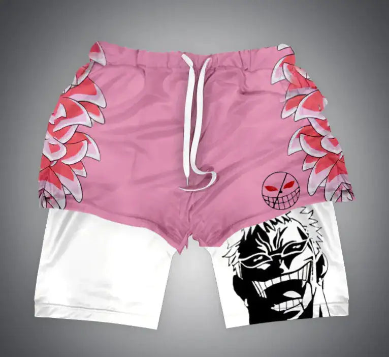 Anime Berserk 2 in 1 Gym Shorts for Men